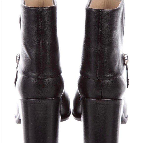 Chanel CC Leather Ankle Boots - Picture 5 of 5